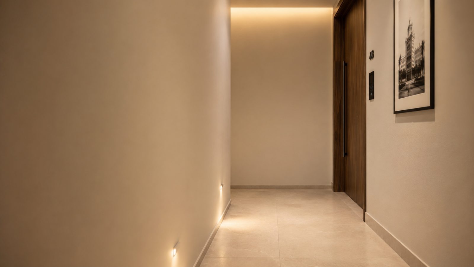Hall de acesso ao apartamento